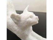 Esneyen Kedi Dekoratif Biblo Dekor Hediyelik Süs Eşyası Masaüstü - 6