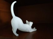 Esneyen Kedi Dekoratif Biblo Dekor Hediyelik Süs Eşyası Masaüstü - 8