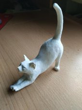 Esneyen Kedi Dekoratif Biblo Dekor Hediyelik Süs Eşyası Masaüstü - 12