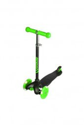 Gokidy Rookie 3 Tekerlekli LED Işıklı Scooter - Siyah - 1