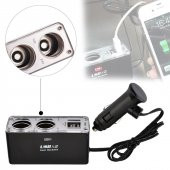 Space 2 x USB Çakmak Soketi / ICCA22 - 1