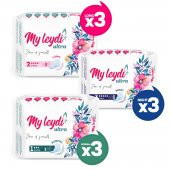 MYLEYDİ ULTRA NORMAL 30 + GECE 21 + UZUN 24 ADET  ( 9 PAKET ) - 1