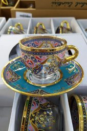 Paşabahçe Evla Kahve Fincan Takımı-6 Kişilik - 1