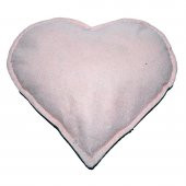 Kalp Desenli Doğal Kaya Tuzu Yastığı Yeşil - Pudra 2-3 Kg - 1