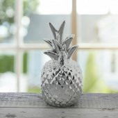 7x15cm Ananas Metalize Dekor Biblo - 2