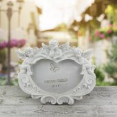 17x19cm Fotoğraf Çerçevesi Kalp Melekli - 1