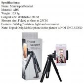 Profesyonel 360 Derece Tripod Tüm Telefonlarla Uyumlu Tripod - 8