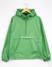 Champion Yeşil Yarım Fermuar Kapüşonlu Yağmurluk - 1