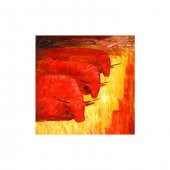 Chain Gang 4 Parça Kanvas Tablo 70X70 Cm - 1