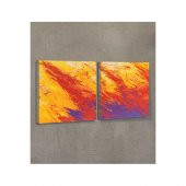 Impressive Sky 2 Parça Kanvas Tablo 80X40 Cm - 2