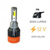 Space Led Far Ampulü Beyaz 48W 12V 8000Lm H4 / Laam91 - 2