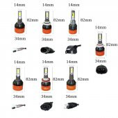 Led far ampulü beyaz 48W 12V 8000LM H3 / LAAM94 - 2