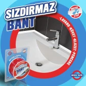 3M Su Sızdırmaz Bant Mutfak Lavabo Pencere Tezgah Sızdırmazlık Bandı 38mmX3,35 MT-1Adet - 5