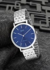 Q&Q QA20J242Y Metal Kasa ve Kordon Erkek Kol Saati - 1