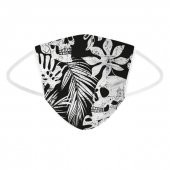 TROPIC SKULL DESEN 3 KATLI MELTBLOWN FİLTRELİ BEZ MASKE - 1