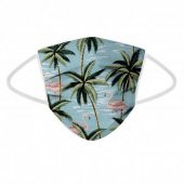 TROPICAL DESEN 3 KATLI MELTBLOWN FİLTRELİ BEZ MASKE - 1