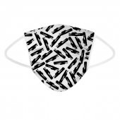 CUTS DESEN 3 KATLI MELTBLOWN FİLTRELİ BEZ MASKE - 1