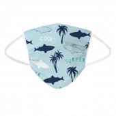 SHARKY DESEN 3 KATLI MELTBLOWN FİLTRELİ BEZ MASKE - 1
