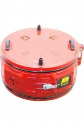 Merpa Yuvarlak Fırın Tek Tepsili Kırmızı Davul Fırın - 1