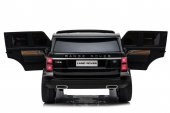 Range Rover 12V Tablet Ekranlı Çift Kişilik Akülü Araba - Siyah - 7