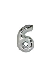 Nedi Balon Folyo 40 Rakam Gümüş 6 10767#2 - 1