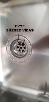 FRANKE GRANİT EVYE SİFON SÜZGEÇ VİDASI 3.5 CM - 2