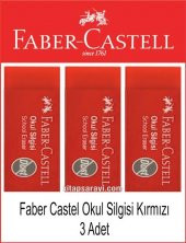 Kırmızı Okul Silgisi Faber Castell - 1