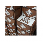 TİP BOX AHŞAP KUMBARA TİPBOX BAHŞİŞ KUTUSU - 3
