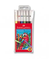 Faber Castell Keçeli Kalem 6 Renk Yıkanabilir - 1