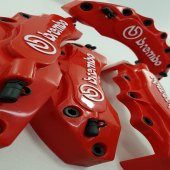Kaliper Kapağı Brembo Kabartmalı 4'lü Set Kırmızı - 1