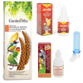 Tüm Kuşlar İçin İshal Tedavi Yem ve Vitamin Seti - 1