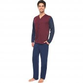 Çift Kaplan 8355 Erkek 3lü Kısa Kol Pijama Takımı - 1