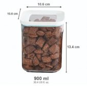VİP AHMET 12 li süper set 900 ml saklama kabı - 2