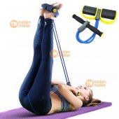 Body Trimmer Egzersiz Aleti El Ayak Direnç Yayı Lastiği Spor Fitness Vücut Karın Kondisyon Lastik - 4