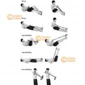 Body Trimmer Egzersiz Aleti El Ayak Direnç Yayı Lastiği Spor Fitness Vücut Karın Kondisyon Lastik - 5