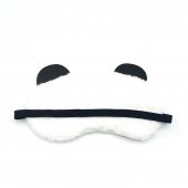 DÜZ PELUŞ HAREKETLİ GÖZ PANDA UYKU BANDI - 2