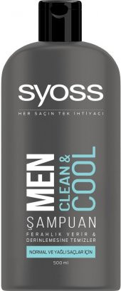 Syoss Men Şampuan Clean Cool Normal Ve Yağlı Saçlar İçin 500 Ml - 2
