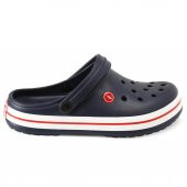 Unisex Lacivert Beyaz Crocband Platform Clog Terlik - 2
