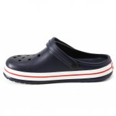 Unisex Lacivert Beyaz Crocband Platform Clog Terlik - 3