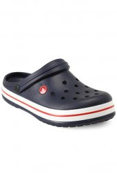 Unisex Lacivert Beyaz Crocband Platform Clog Terlik - 5