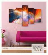 Mango Tree 5 Parça Kanvas Tablo 135X85 Cm - 3