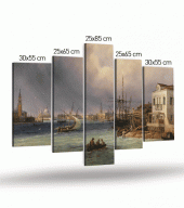 Julep 5 Parça Kanvas Tablo 135X85 Cm - 4