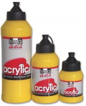 Bianca Artist Acrylic Metallic Yellow250ml - 4