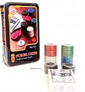 80 Çipli Oyun Fişli Profesyonel Poker Seti - 2