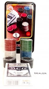 80 Çipli Oyun Fişli Profesyonel Poker Seti - 3