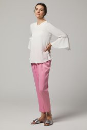 BAYAN ABİYE BLUZ SORALLİNE '' 4195 KREM - 1