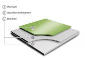 Heterojen Compact Pvc Duvar Kaplama Grabo Stüdyo Muravyl 3119-Sarı-En 2m - 2