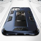 iPhone 11 Pro Kılıf Metal Standlı Manyetikli Ultra Koruma Zırh - 8