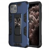 iPhone 11 Pro Kılıf Metal Standlı Manyetikli Ultra Koruma Zırh - 10