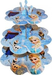 Frozen kek standı 3 katlı - 1